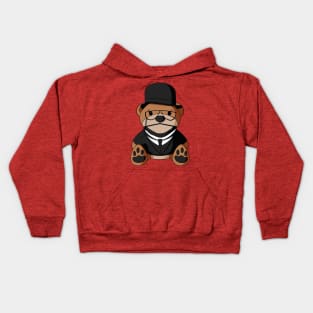 Toulouse-Lautrec Teddy Bear Kids Hoodie